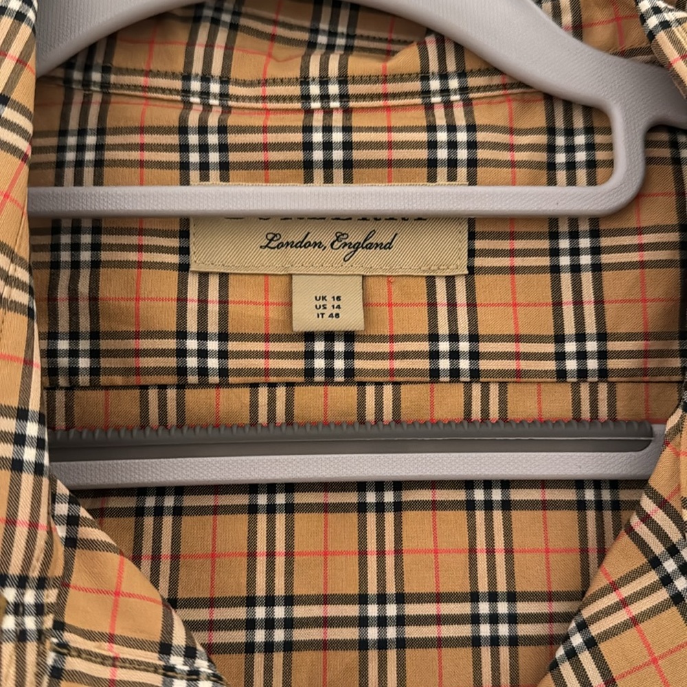 Women's Burberry Dress Shirt - Picture 4 of 5